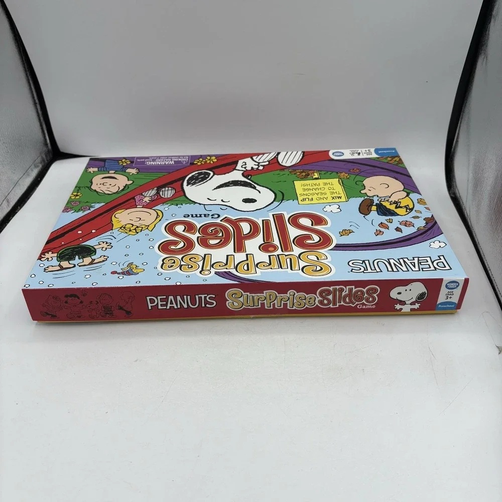 Wonder Forge Board‎ Game Peanuts Surprise Slides Snoopy Charlie Brown 2015